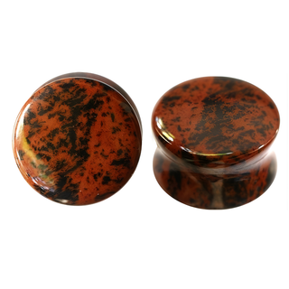 Mahogany Obsidian Plug (4mm-16mm)