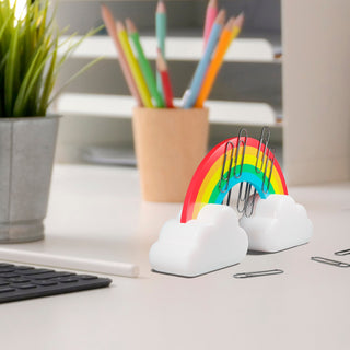 Rainbow Magnetic Paperclip Holder