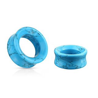 Turquoise Double Flared Saddle Tunnel