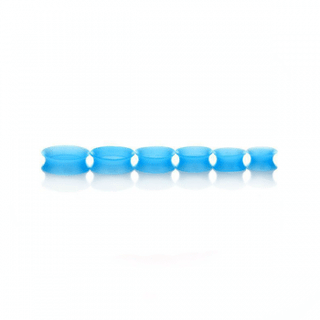 Blue Silicone Ear Skin (3mm-25mm)