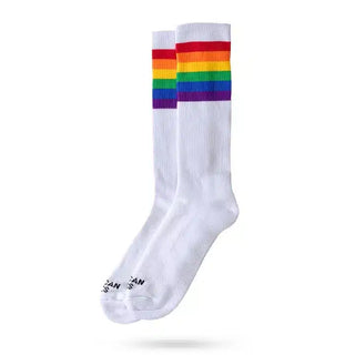 Rainbow Pride - Mid High American Socks