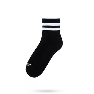 Back In Black - Ankle High American Socks