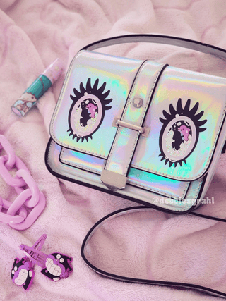 'It's Eyeconic' Cute Glitter Eyes Stickers - Set of 2