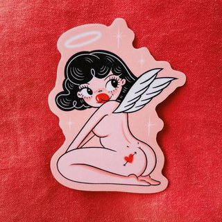 Ginger Taylor 'Stupid Cupid' Sticker