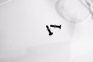 Black Gorilla Glass Single Flare Plugs (1mm-12mm)