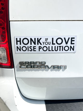 'Noise Pollution' Car Magnet