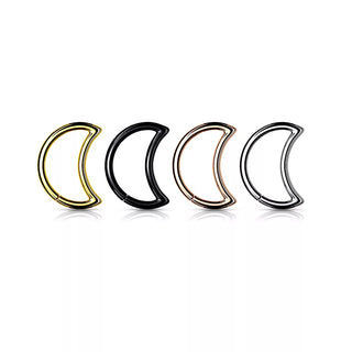 Silver Moon Segment Ring (16g)