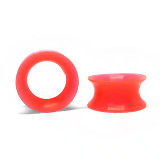 Red Silicone Ear Skin (3mm-25mm)