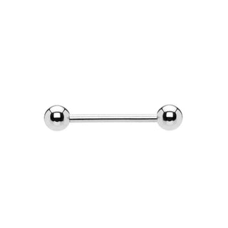 Straight Surgical Steel Barbell (16g-00g)