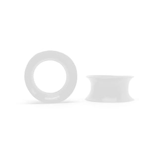 White Silicone Ear Skin (4mm-25mm)