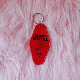 'Rosebud Motel' Keychain